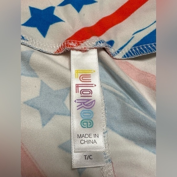 LuLaRoe Americana United and Strong Tall and Curvy Leggings - Picture 8 of 12